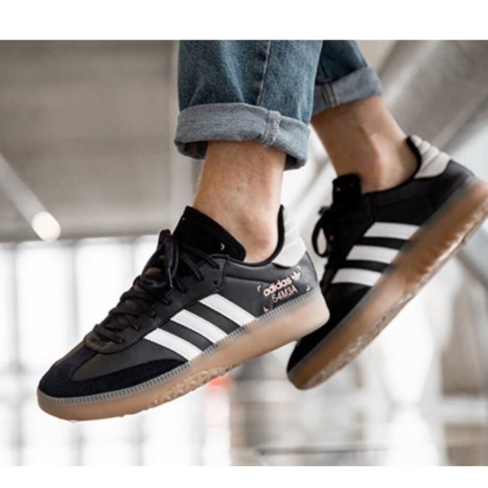 Adidas Originals Samba RM black men size 8
